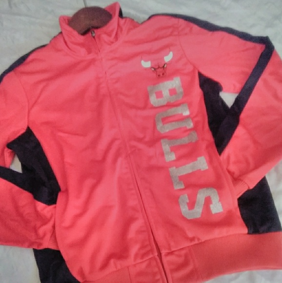 WOMENS M CHICAGO BULLS TRACK JACKET - Picture 1 of 4